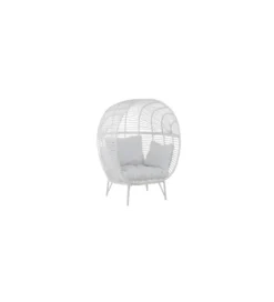 Fotel ogrodowy SUMMER ELIPSA Biały*J-Line Online