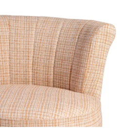 Fotel OSOI 71 cm tapicerowany marmurkowy*Zona-Design Outlet