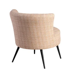Fotel OSOI 71 cm tapicerowany marmurkowy*Zona-Design Outlet