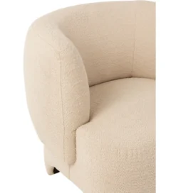 Fotel PARCO 80 cm beżowy*J-Line Hot