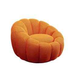 Fotel PEPPO BLOOM 94 cm pomarańczowy*KARE Discount