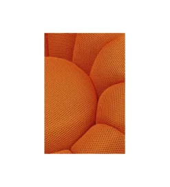 Fotel PEPPO BLOOM 94 cm pomarańczowy*KARE Discount