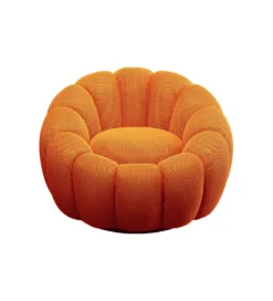 Fotel PEPPO BLOOM 94 cm pomarańczowy*KARE Discount