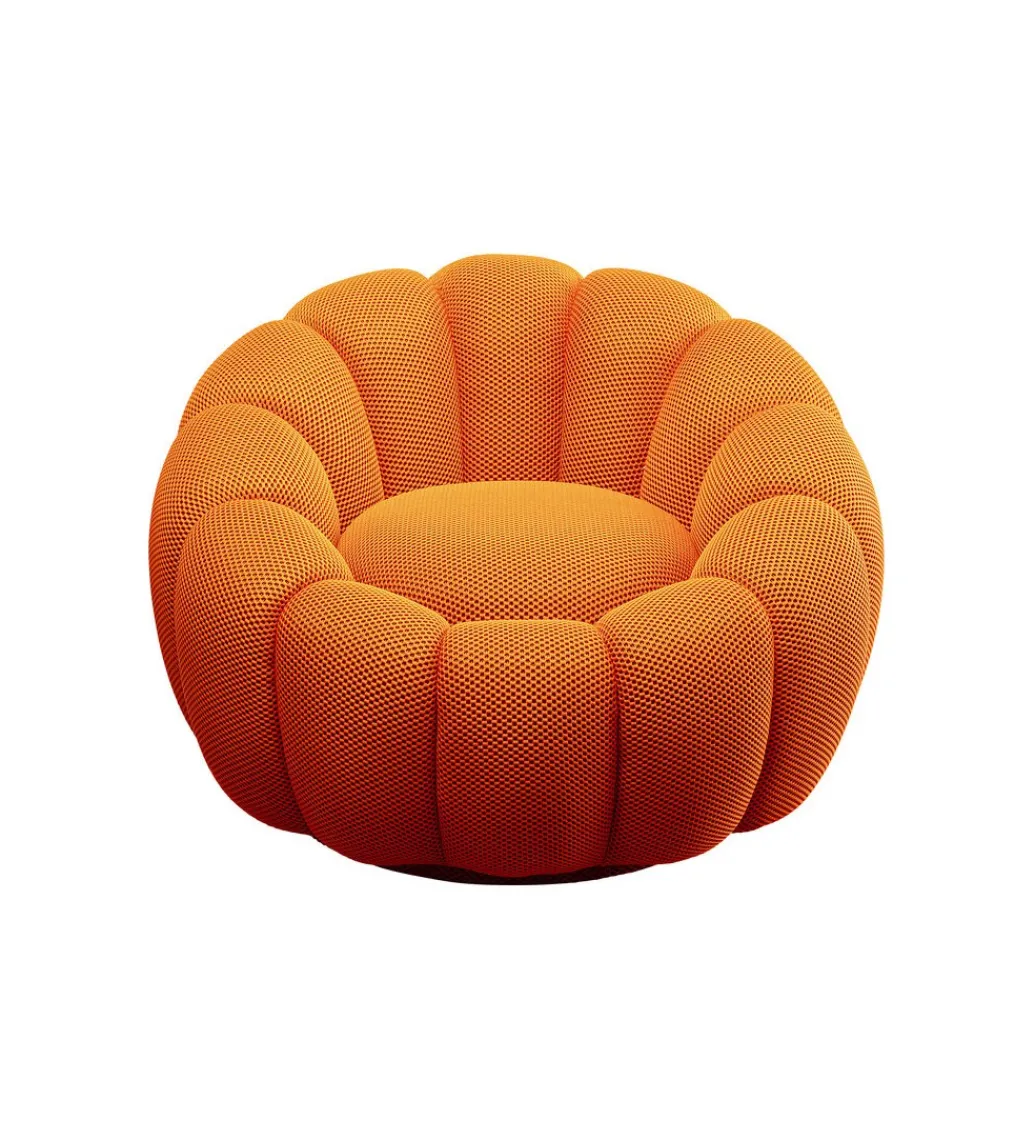 Fotel PEPPO BLOOM 94 cm pomarańczowy*KARE Discount