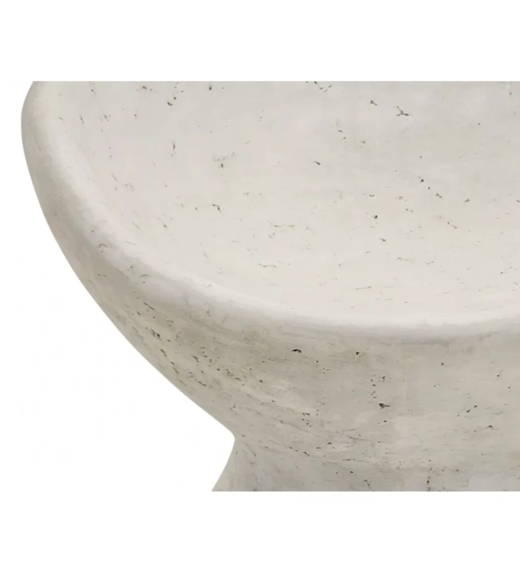 Fotel PIEDRA 60 cm szary wzorowany na kamień optyka betonu*Imeri New