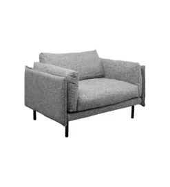 Fotel POLA 126 cm szary*KARE Discount