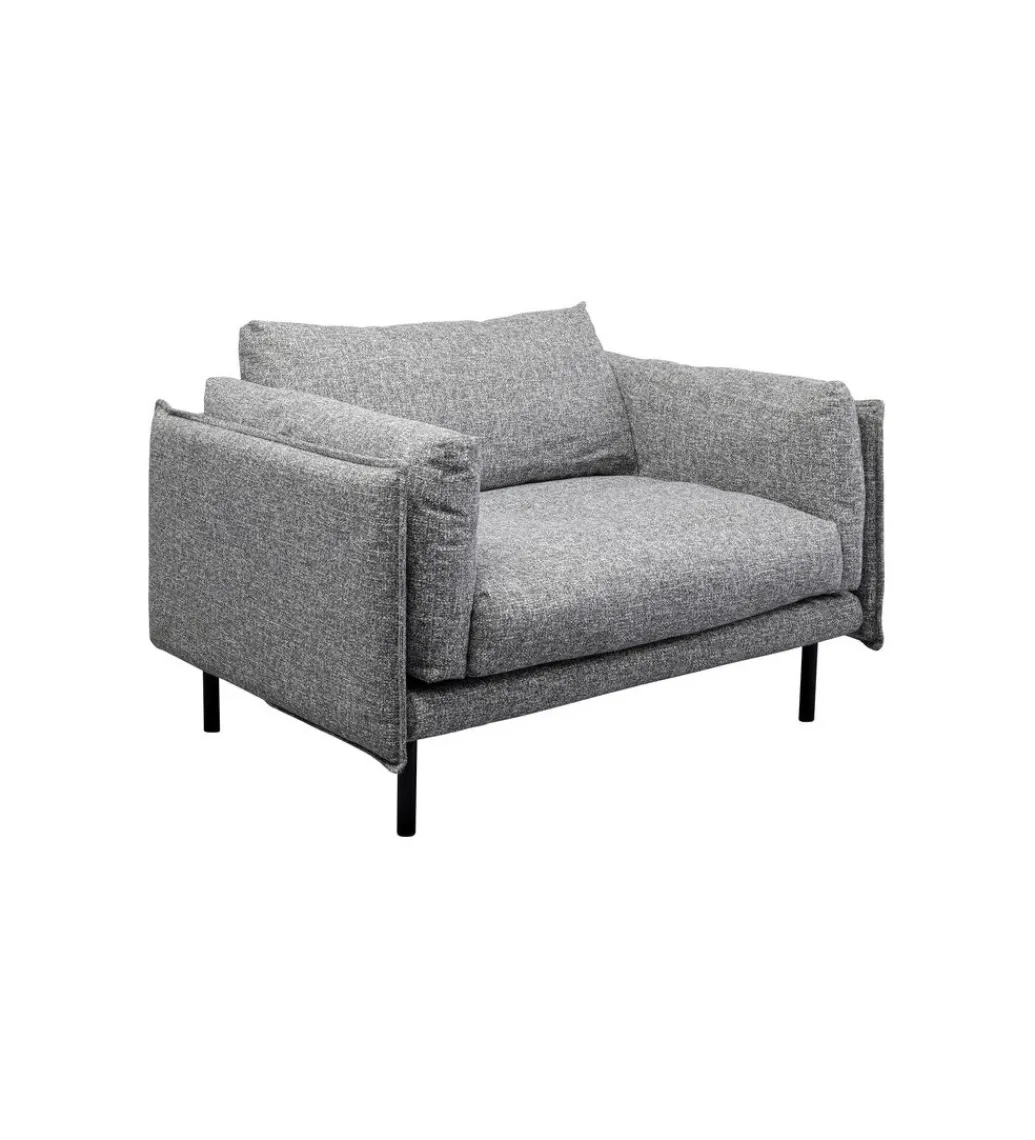Fotel POLA 126 cm szary*KARE Discount