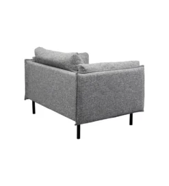 Fotel POLA 126 cm szary*KARE Discount