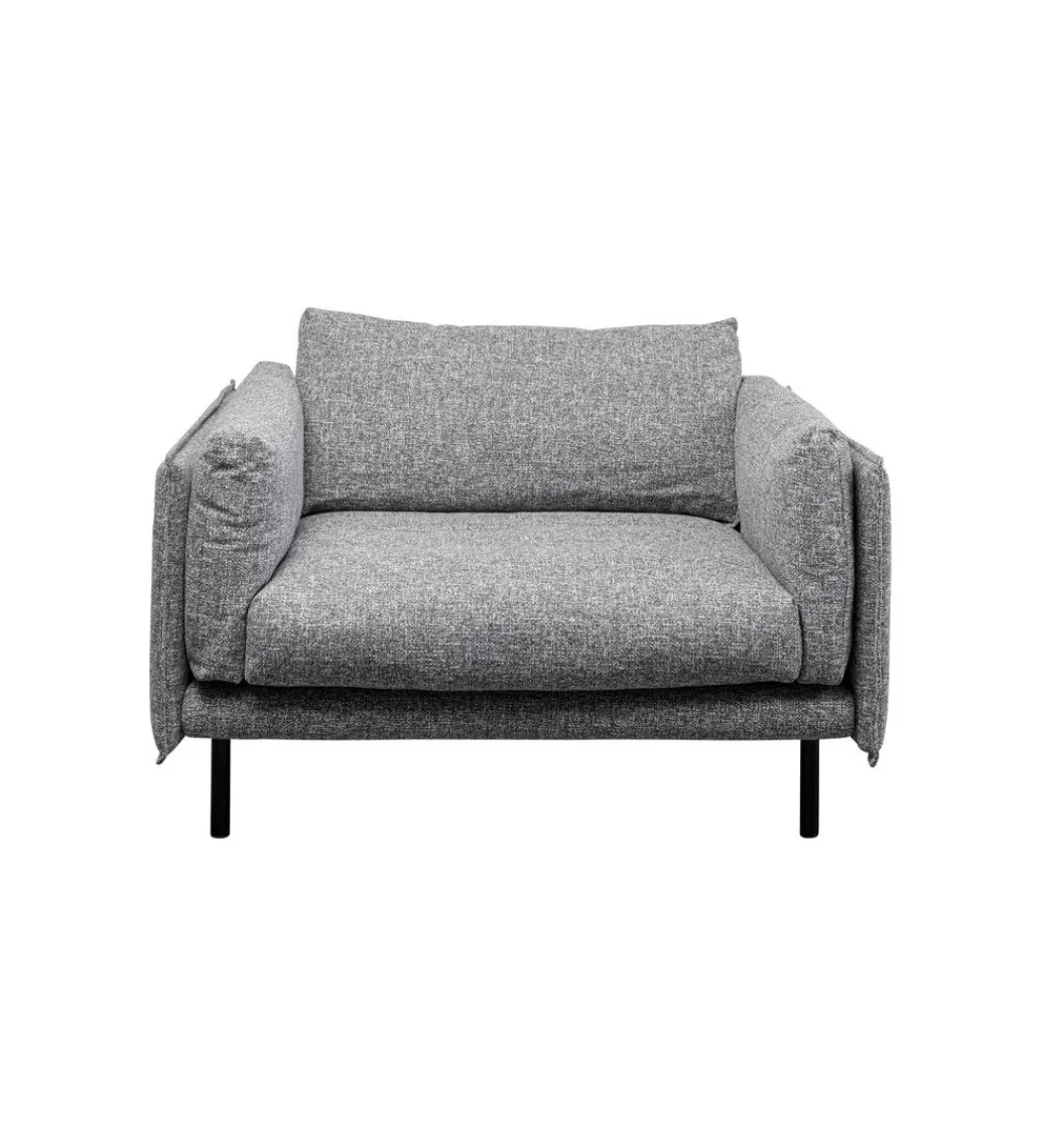 Fotel POLA 126 cm szary*KARE Discount