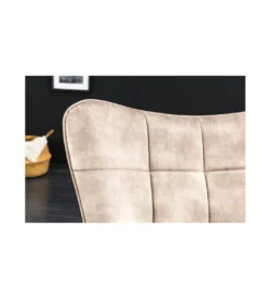 Fotel RAMIRO scandinavia bezowy*Invicta Interior Clearance