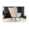 Fotel RAMIRO scandinavia Bouclé beżowy*Invicta Interior Discount