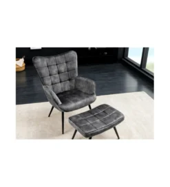 Fotel RAMIRO scandinavia szary*Invicta Interior Online