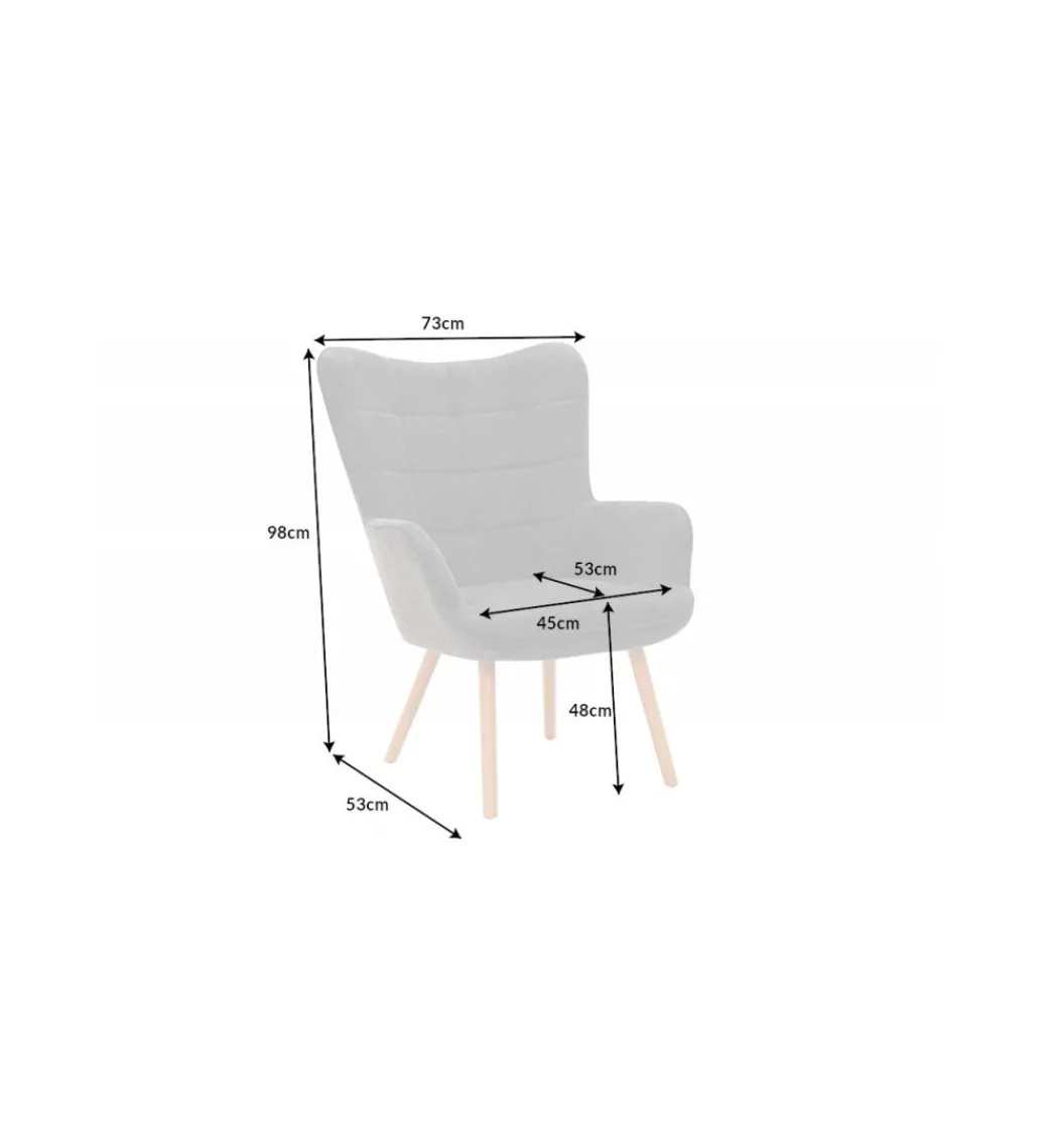 Fotel RAMIRO szary*Invicta Interior Discount