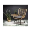 Fotel rattanowy ogrodowy IKARO naturalny*Halmar Best