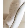 Fotel Relax z podnóżkiem beżowo szary*J-Line Sale