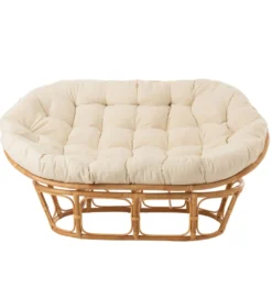 Fotel RONI Rattanowy 179 cm Naturalny*J-Line New