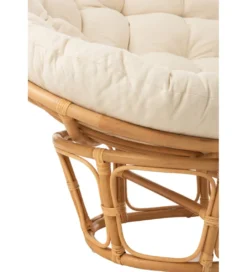 Fotel RONI Rattanowy 179 cm Naturalny*J-Line New
