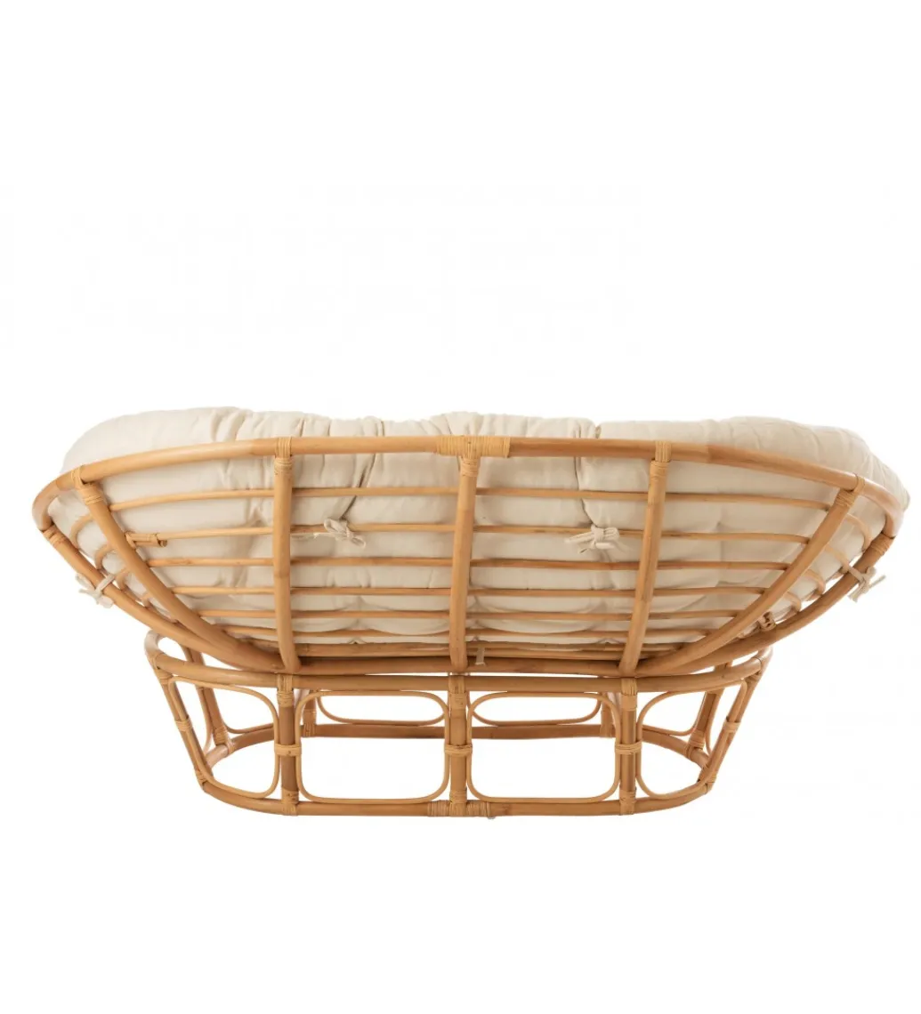 Fotel RONI Rattanowy 179 cm Naturalny*J-Line New