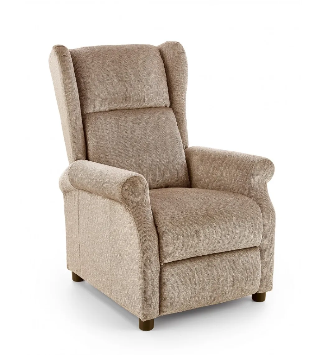 Fotel rozkładany AGUSTIN 75 cm beżowy*Halmar Online