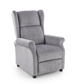 Fotel rozkładany AGUSTIN 75 cm szary*Halmar