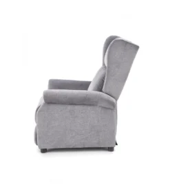 Fotel rozkładany AGUSTIN 75 cm szary*Halmar