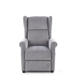 Fotel rozkładany AGUSTIN 75 cm szary*Halmar