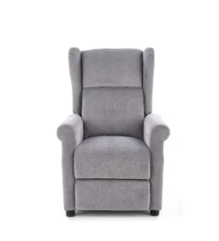 Fotel rozkładany AGUSTIN 75 cm z funkcją masażu szary*Halmar Discount