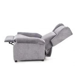 Fotel rozkładany AGUSTIN 75 cm z funkcją masażu szary*Halmar Discount