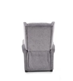 Fotel rozkładany AGUSTIN 75 cm z funkcją masażu szary*Halmar Discount