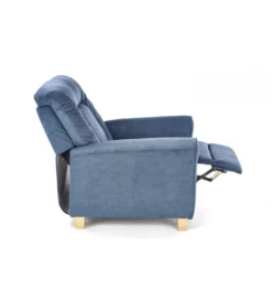 Fotel rozkładany BARD 90 cm niebieski*Halmar Online