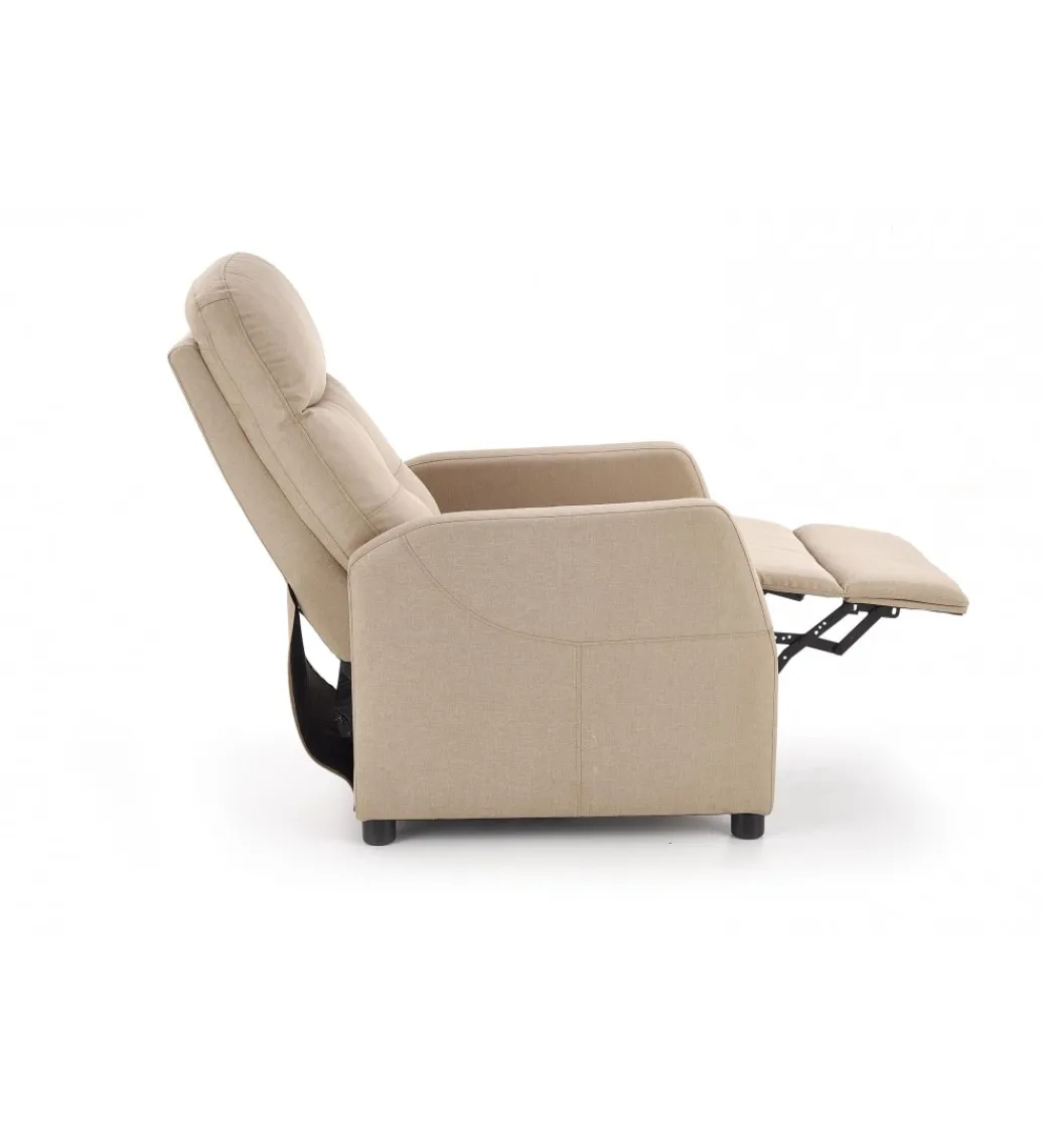 Fotel rozkładany FELIPE 64 cm beżowy*Halmar Best