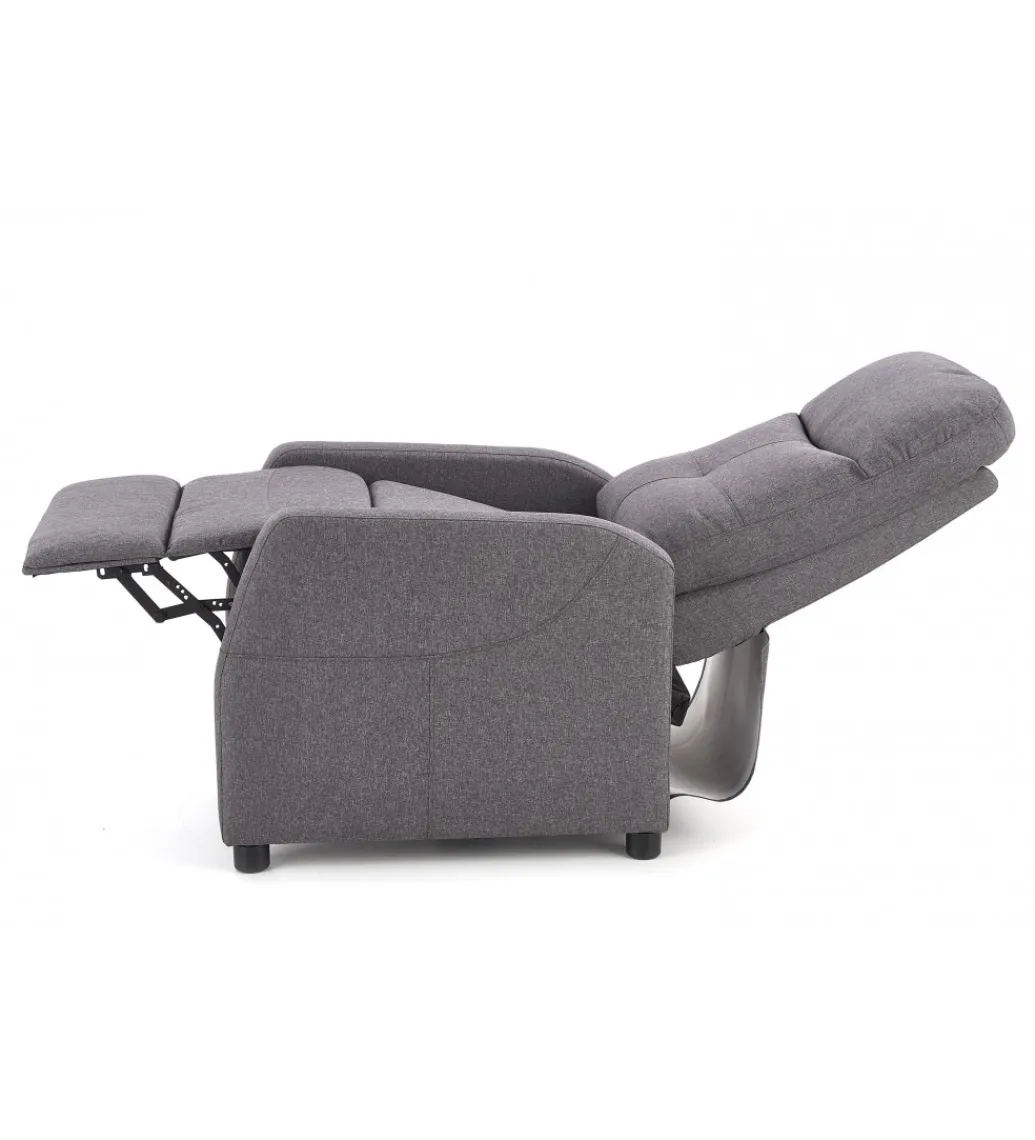 Fotel rozkładany FELIPE 64 cm szary*Halmar Discount