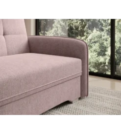 Fotel rozkładany LAINE 102 cm Poco 101 różowy*Comforteo Best