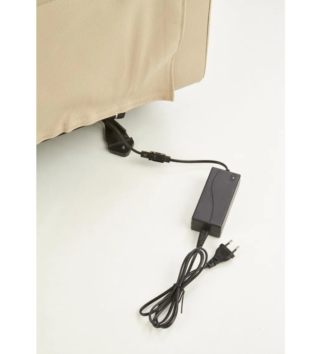 Fotel rozkładany PARADISE 75 cm z funkcją kołyski kremowy*Halmar