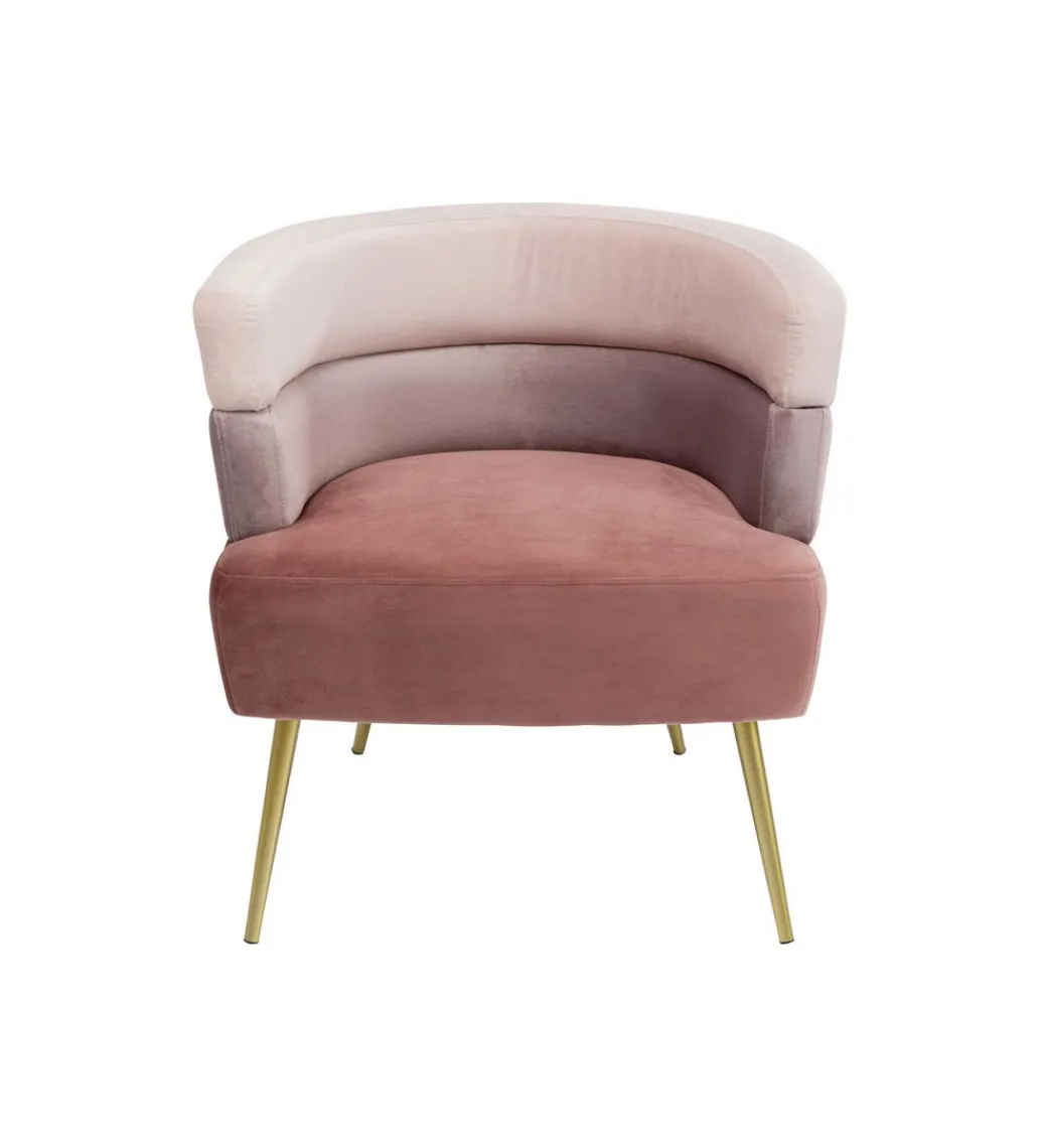 Fotel Sandwich Mauve różowy*KARE Online