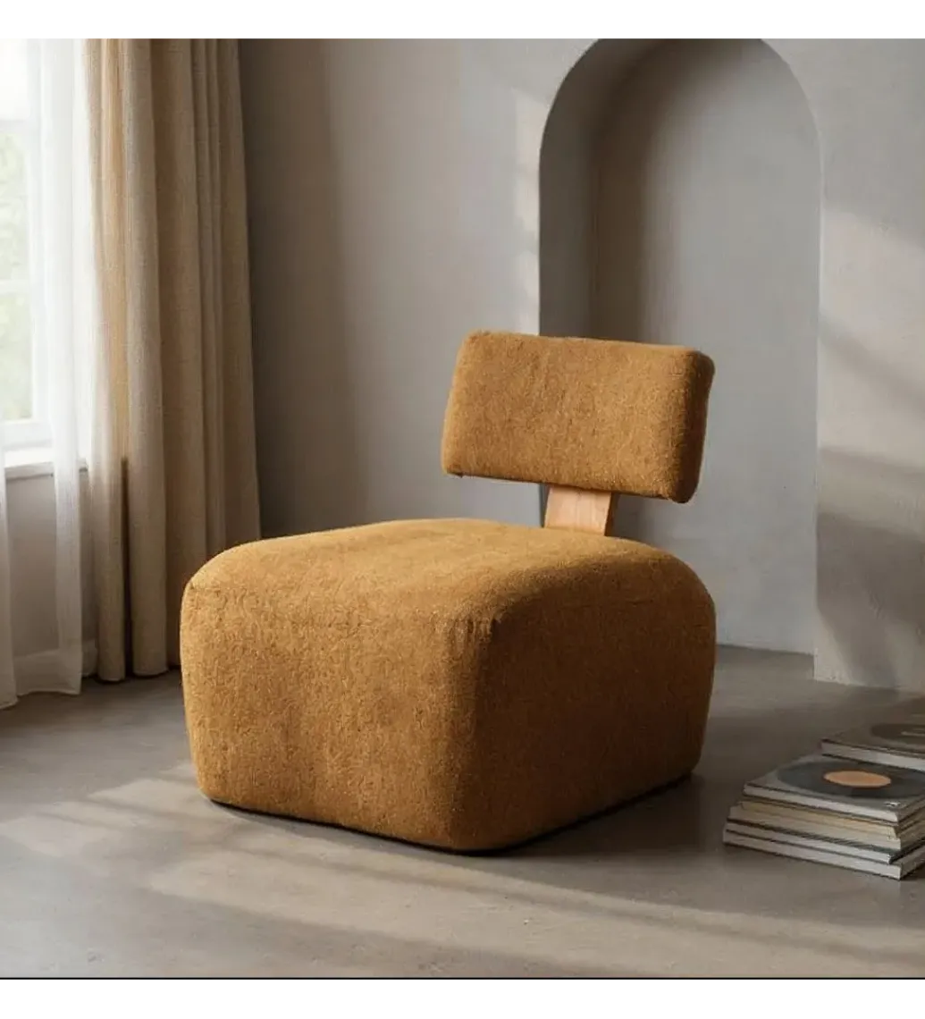 Fotel SELO 64 cm musztardowy*Zona-Design Discount