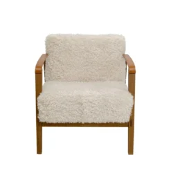 Fotel SIMON 75 cm kremowy*KARE Discount