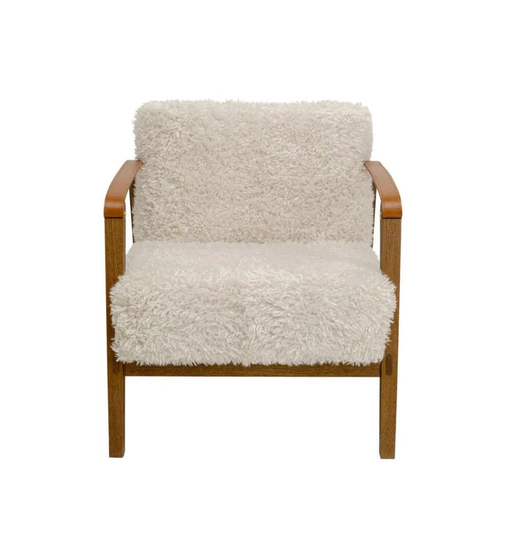 Fotel SIMON 75 cm kremowy*KARE Discount