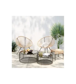 Fotel Spaghetti naturalny*KARE Outlet