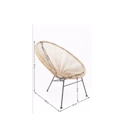 Fotel Spaghetti naturalny*KARE Outlet