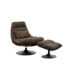 Fotel STOOL MONTREAL 88 cm brązowe*KARE Best
