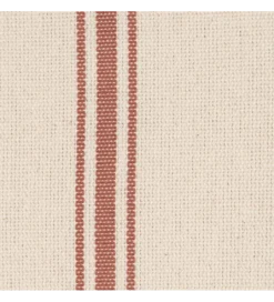 Fotel STRIMERS 73 cm biały w paski z terrakoty*Zona-Design New