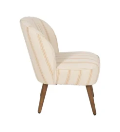 Fotel STRIMERS 73 cm miodowy w paski*Zona-Design Best