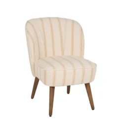 Fotel STRIMERS 73 cm miodowy w paski*Zona-Design Best