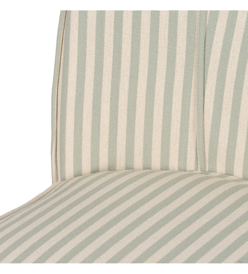 Fotel STRIMERS 73 cm zielony w paski*Zona-Design Sale