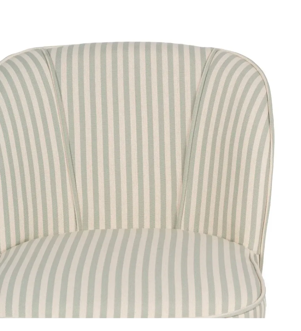 Fotel STRIMERS 73 cm zielony w paski*Zona-Design Sale