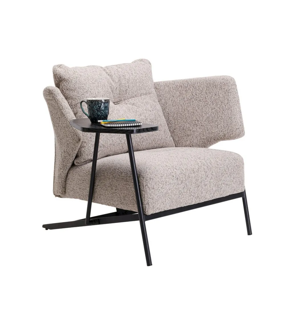 Fotel TAYLOR 81 cm bouclé beżowa*KARE New