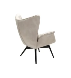 Fotel TUDOR 102 cm welwet kremowy*KARE Best