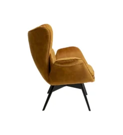 Fotel TUDOR VELVET 102 cm welur złotobrązowy*KARE