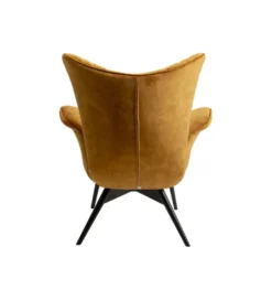 Fotel TUDOR VELVET 102 cm welur złotobrązowy*KARE